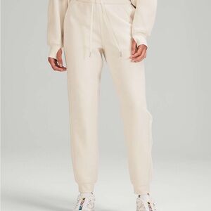 Lululemon scuba high rise Jogger Opal White
